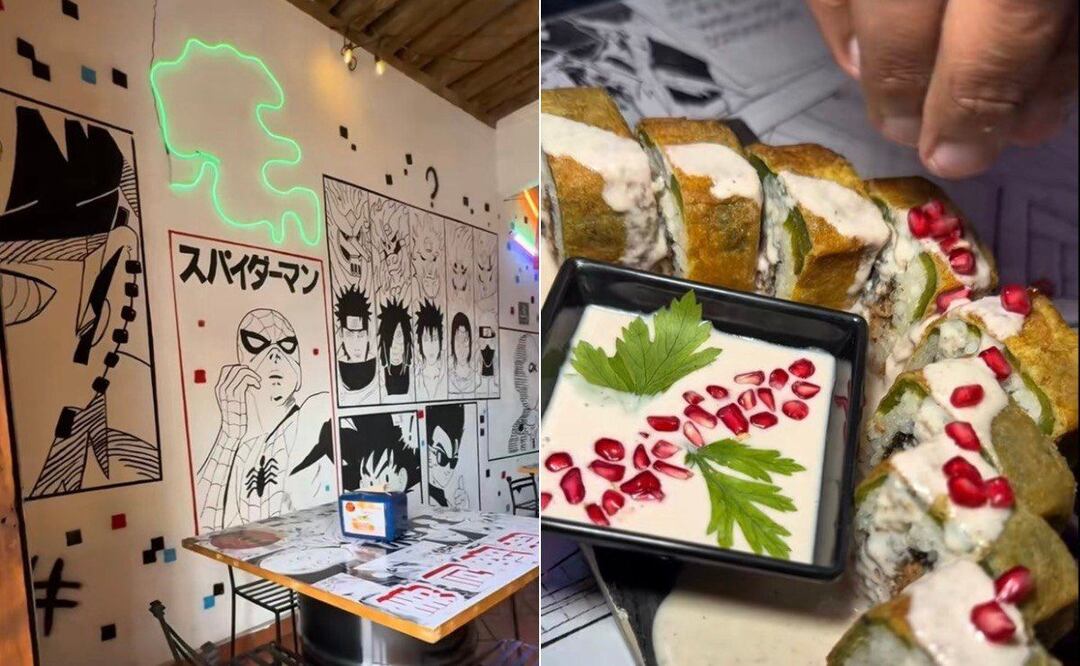 Foto: Barrio El Alto/ captura de video IG I Ahora hay sushi de chile en nogada