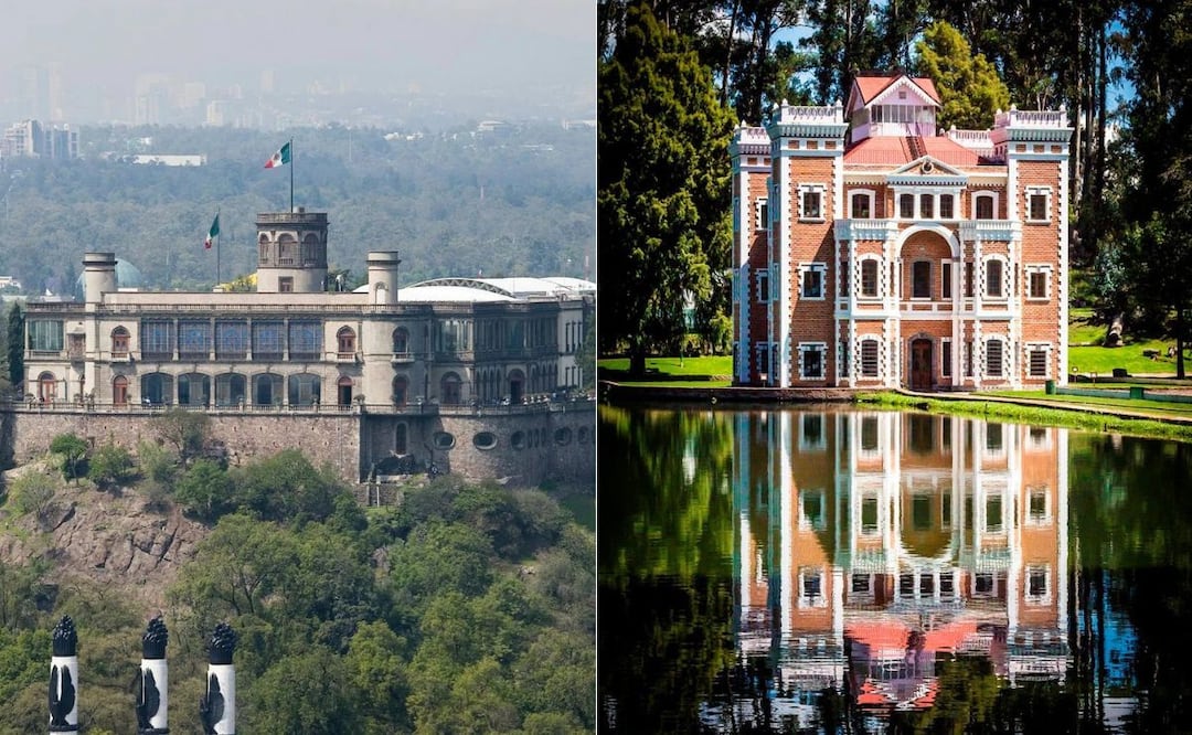 En la Ciudad de México y en el estado de Puebla se encuentran dos impresionantes castillos que guardan varias similitudes | Foto: Museo Nacional de Historia / Facebook Ex-Hacienda de Chautla Puebla