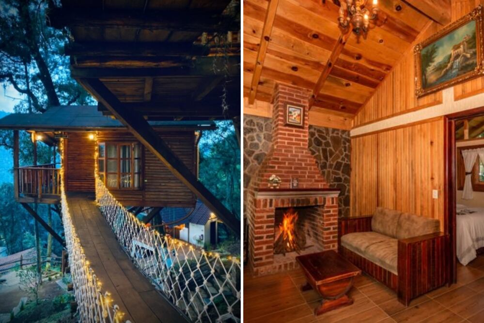 En Puebla hay buenas opciones para hospedarte en alguna cabaña | Foto: Cabañas Kali-Tree / Cabaña del León