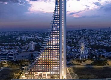Torre Andeza, el imponente rascacielos que se construye en Puebla
