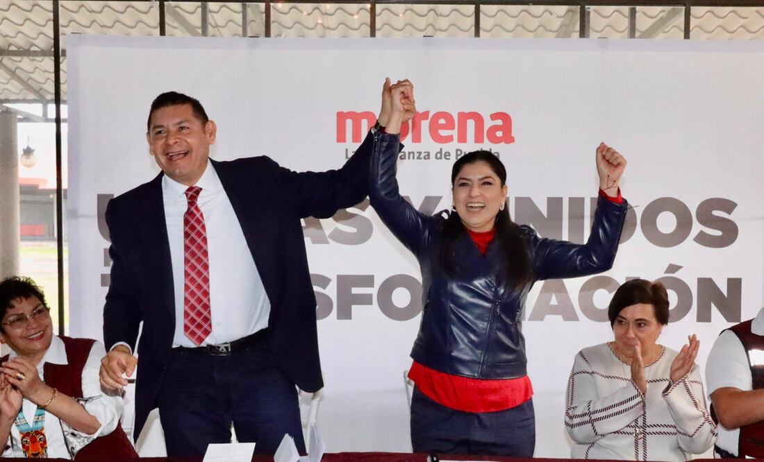 Alejandro Armenta y Claudia Rivera trabajarán en equipo | Foto: Especial