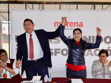 Equipo de Claudia Rivera se suma a favor de Alejandro Armenta