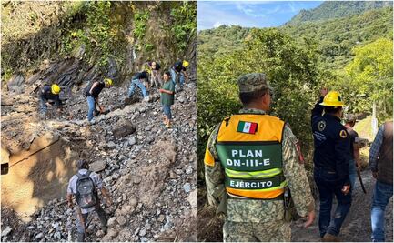 Deslizamiento en Pahuatlán: buscan restablecer el acceso a comunidades afectadas
