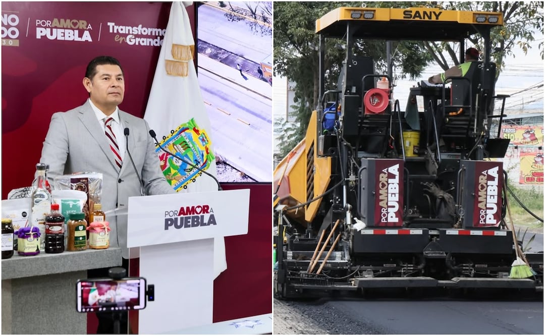 PEMEX autorizó la donación de 10 mil toneladas de AC-20 para ampliar las obras carreteras, con el respaldo del Gobierno de México | Foto: Gobierno del Estado