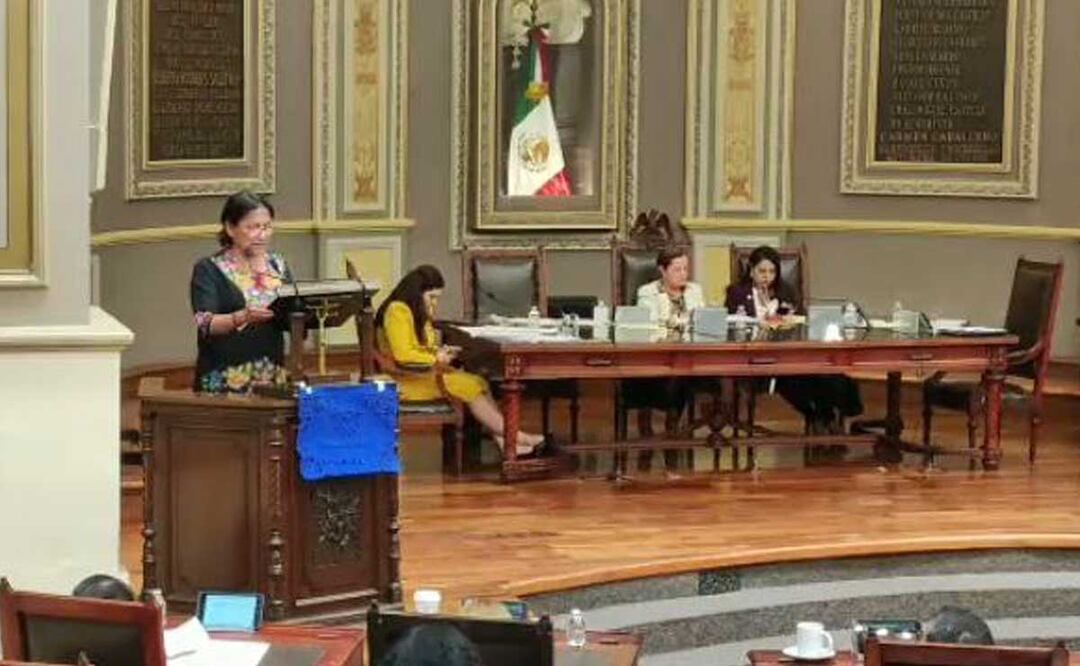 La diputada Yolanda Gámez presentó una iniciativa que podría aplicarse en las elecciones del 2024 |  Foto: Agencia Es Imagen para El Universal Puebla