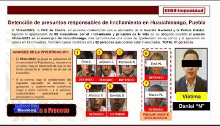 Ya hay siete detenidos por el linchamiento de Daniel Picazo