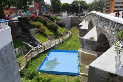 Así era el río que cruzaba la ciudad de Puebla antes de desaparecer