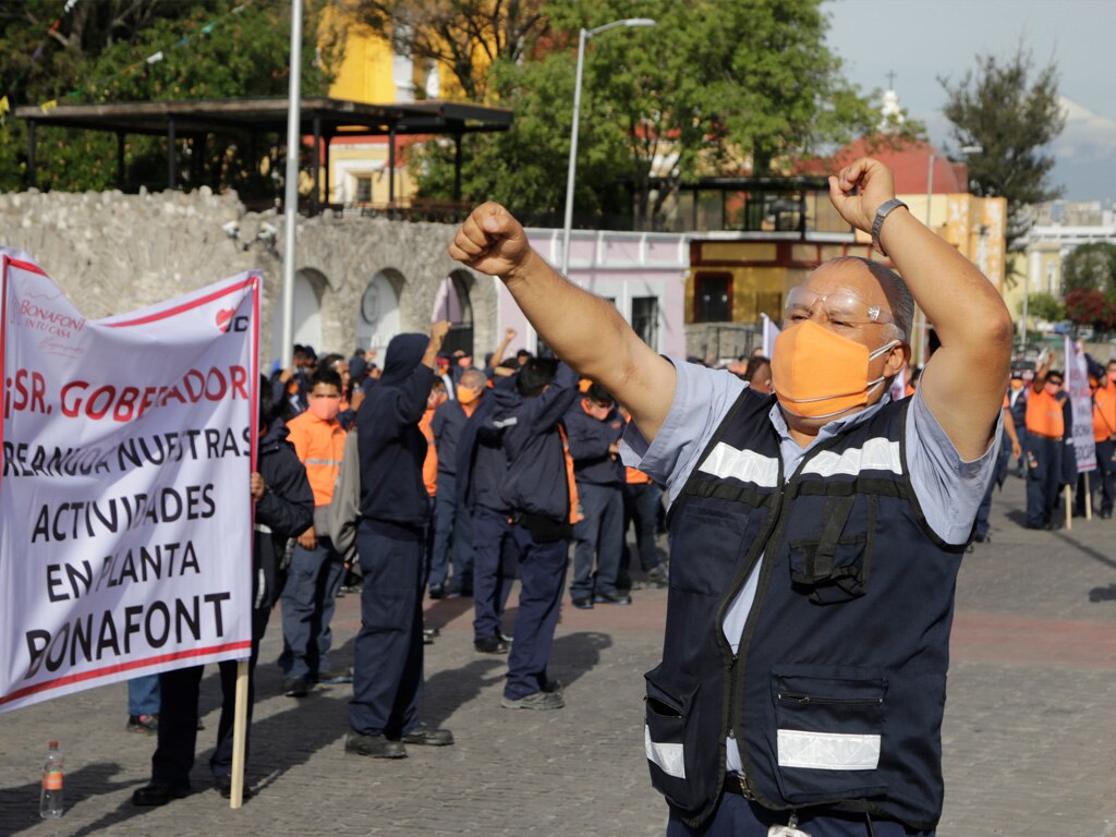 Que el gobierno federal dé la cara en el conflicto de Bonafont, no haré uso de la fuerza pública: Barbosa