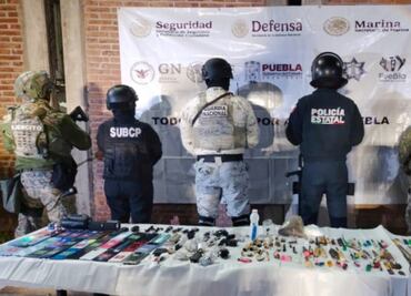 Decomisan drogas y teléfonos en el penal de Puebla
