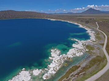Laguna de Alchichica, el sitio que enamoró a Jacques Cousteau
