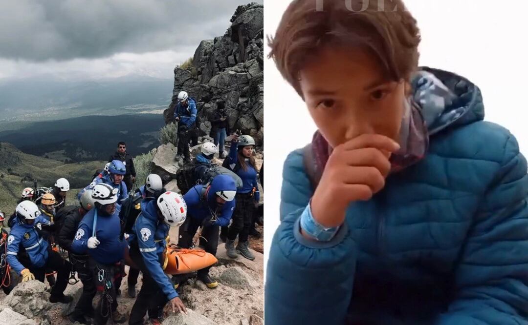 Paolo de 14 años amaba las montañas | Foto: SSEM/ captura de video