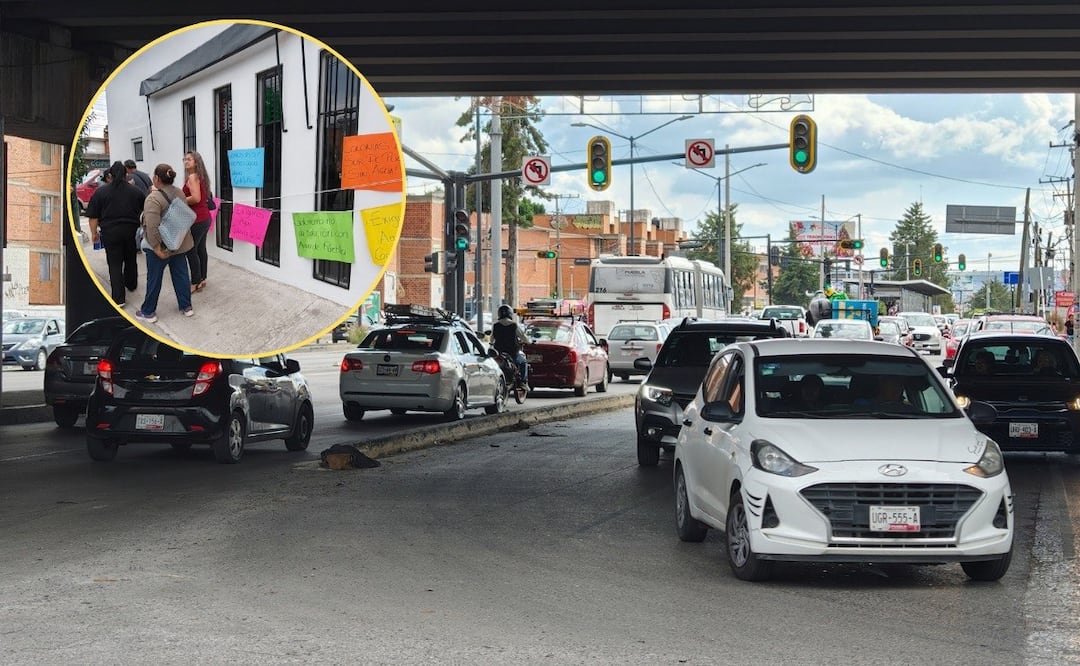 Vecinos de Galaxia Castillotla bloquearon la avenida 11 Sur | Foto: EsImagen