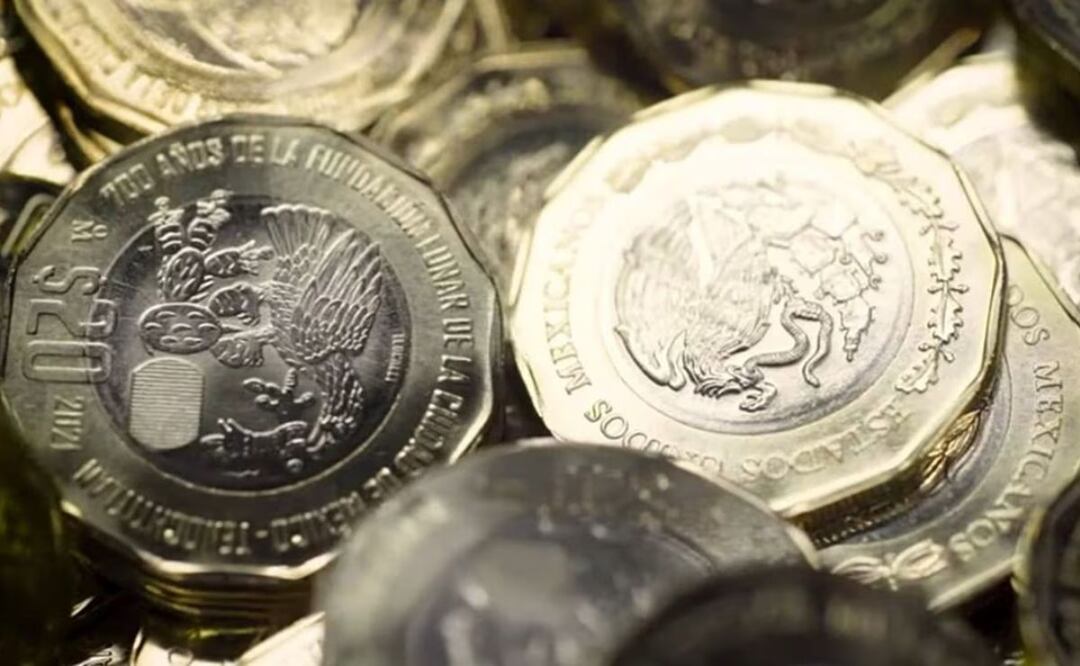 Monedas como la que tiene la imagen del Popocatépetl son altamente cotizadas | Foto: Archivo El Universal