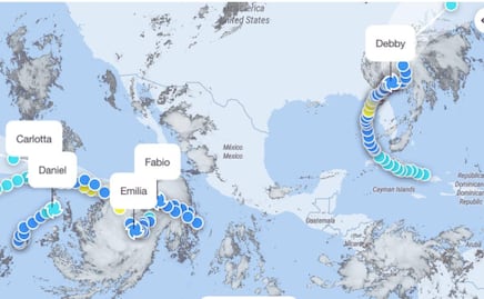Cinco ciclones se acercan a México ¿cómo afectarán a Puebla?