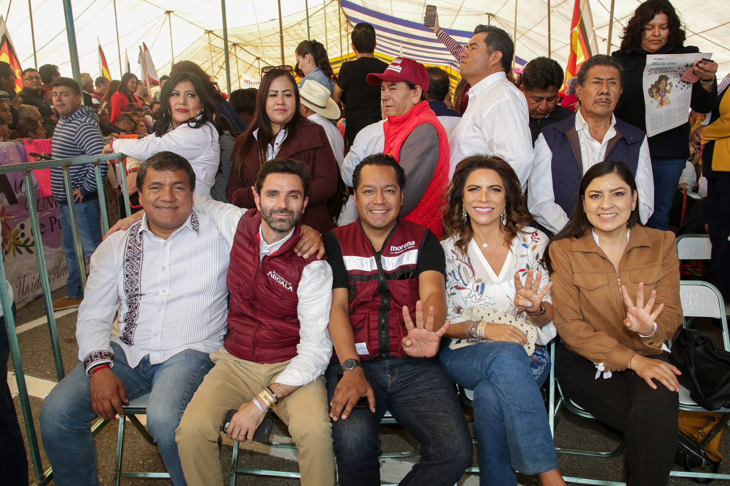 En su segundo día de gira por Puebla, Claudia Sheinbaum estuvo en Tehuacán | EsImagen para El Universal Puebla