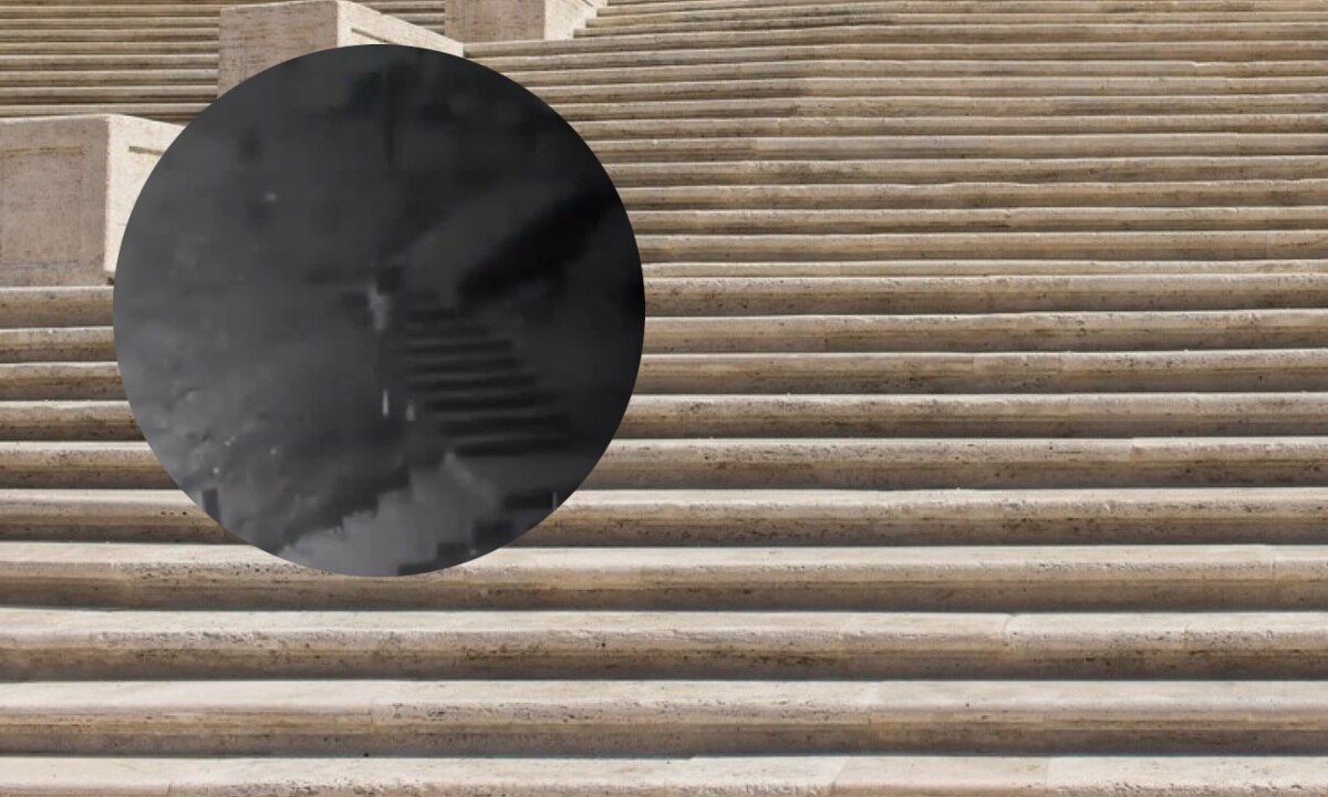 VIDEO | Mujer se lanza de escaleras en la México-Puebla para evitar secuestro