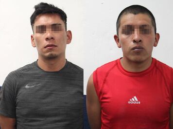 Detienen a dos extorsionadores y asaltantes de transeúntes en Villa de Reyes