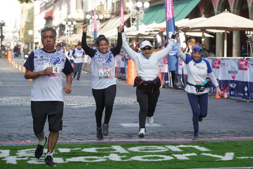 El Medio Maratón de Puebla abarcará las principales calles del Centro Histórico | Foto: EsImagen para El Universal Puebla