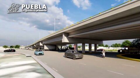 FOTOS. Así será el nuevo distribuidor vial de la Central de Abastos de Puebla