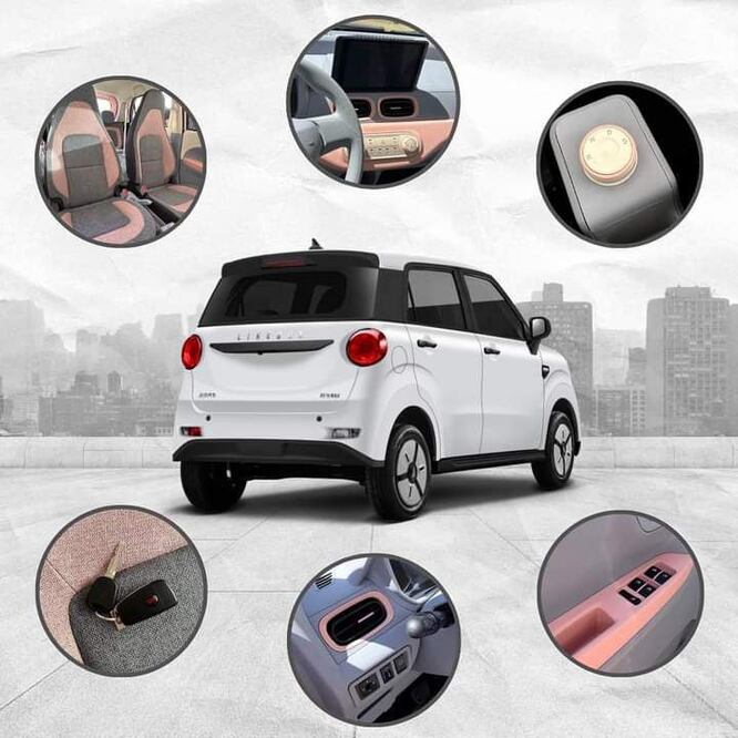 El auto eléctrico ECO1 es ideal para trayectos cortos en la ciudad | Facebook Jinpeng Puebla