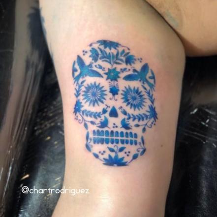 Puebla en la piel. Tatuajes de talavera que te van a sorprender: FOTOS