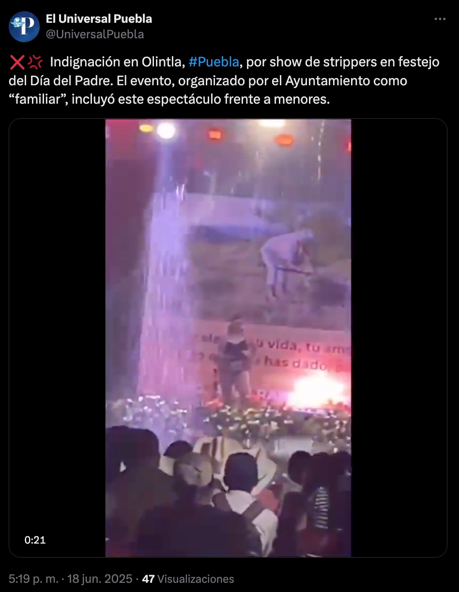 Foto: X @UniversalPuebla