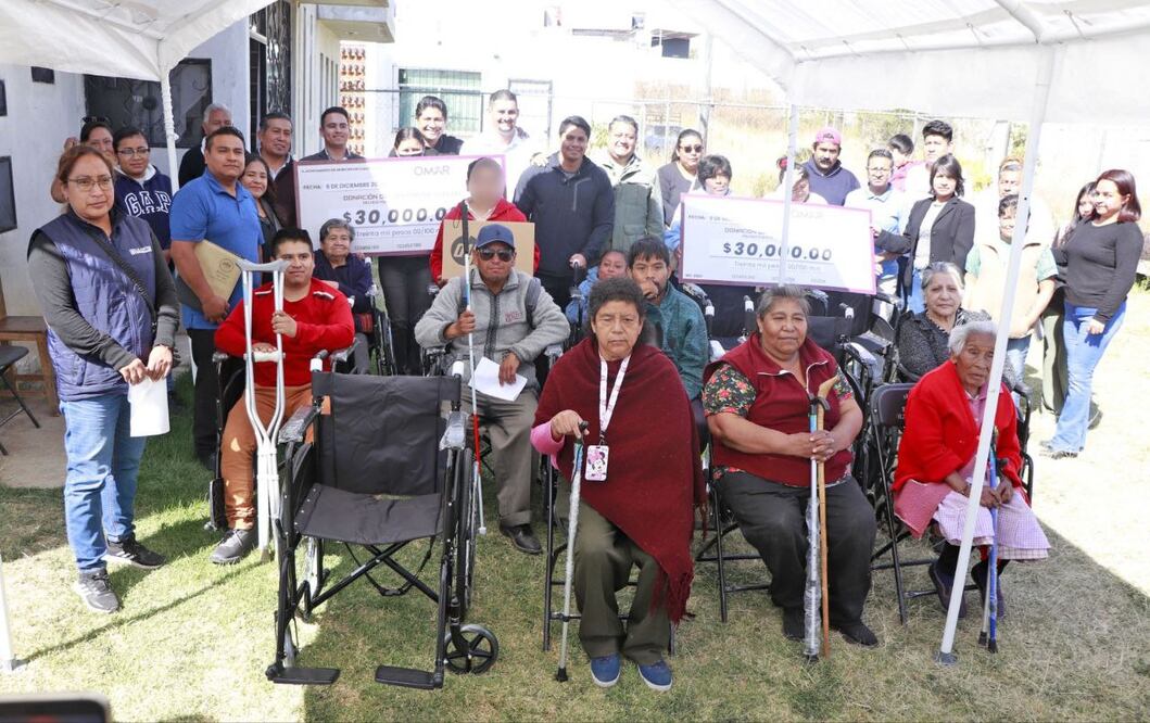 Omar Muñoz donó la mitad de su salario | Foto: Ayuntamiento de Cuautlancingo