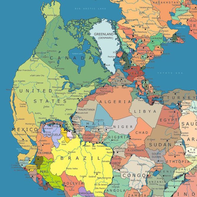 Pangea se formó hace 335 millones de años | Foto: Redes Sociales