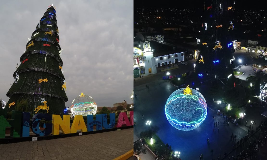 En el Pueblo Mágico de Chignahuapan está el árbol de Navidad más grande de todo México / Foto ChignahuapanEnamora