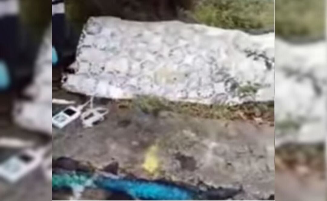 Una mujer en estado de ebriedad se quedo dormida en una jardinera y los vecinos pensaron que había muerto | Foto: Diario Cambio