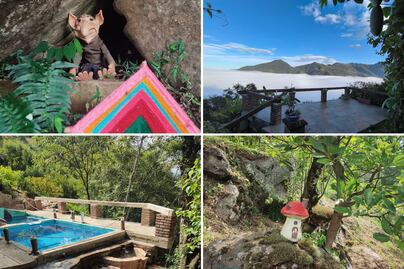 Así es el parque encantado por duendes en el Pueblo Mágico de Zacatlán