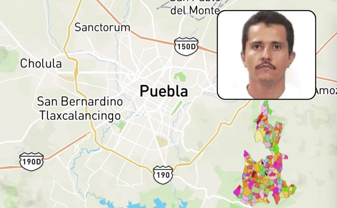 El CJNG opera en varias zonas de Puebla | Foto: Maps/RRSS
