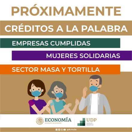 Créditos a la palabra. Abrirán nueva convocatoria y registro en línea