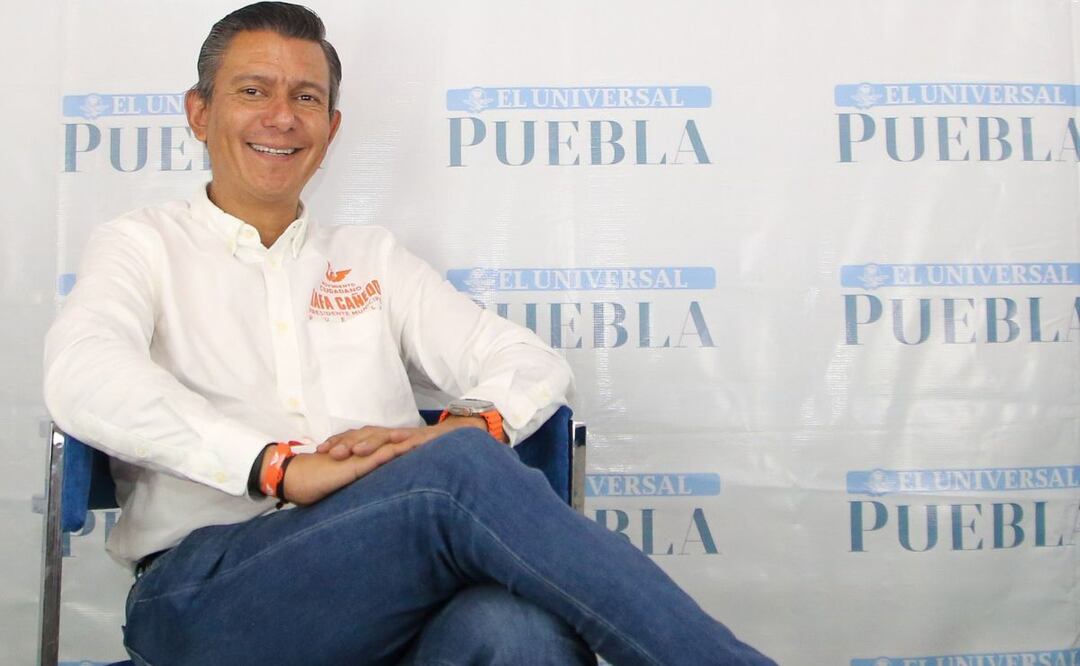 Rafael Cañedo conversó con El Universal Puebla sobre su plataforma política | Foto: EsImagen