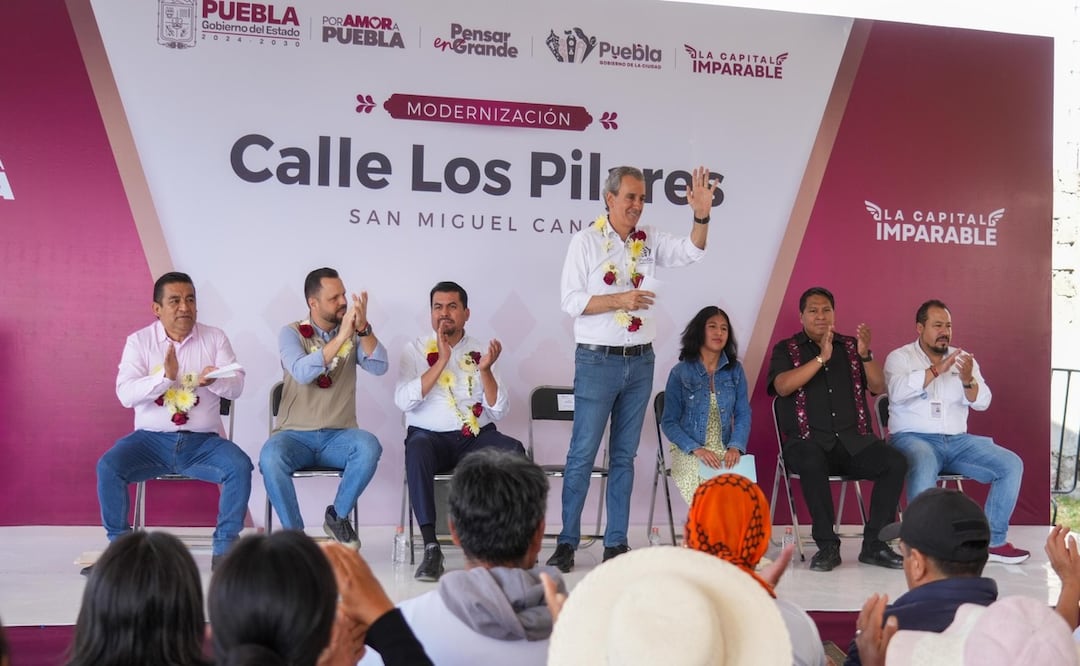 Se instalaron 25 luminarias y seis reductores de velocidad | Foto: Ayuntamiento de Puebla