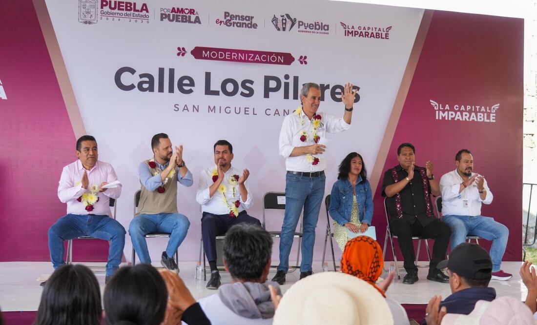 Se instalaron 25 luminarias y seis reductores de velocidad | Foto: Ayuntamiento de Puebla