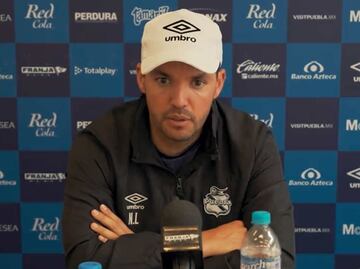 Larcamón descalifica tuit de Club Puebla que hizo burla del Monterrey