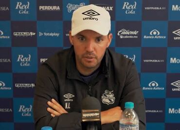 Larcamón descalifica tuit de Club Puebla que hizo burla del Monterrey