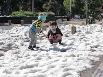 ¿Nevada en Puebla? Granizada se viraliza