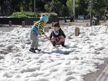 ¿Nevada en Puebla? Granizada se viraliza