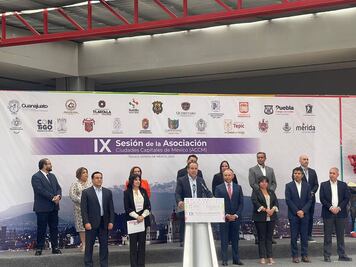 Eduardo Rivera participa en la IX sesión de la Asociación de Ciudades Capitales de México