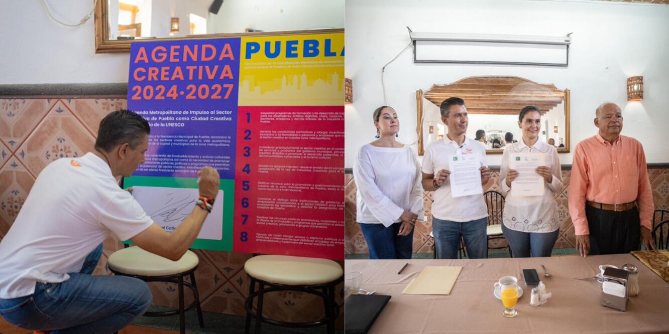 Rafael Cañedo suscribió la Agenda Creativa 24-27 / Foto Redes Sociales Rafa Cañedo