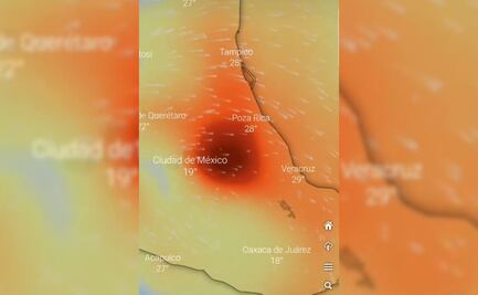 Popocatépetl contamina con dióxido de azufre a medio país 