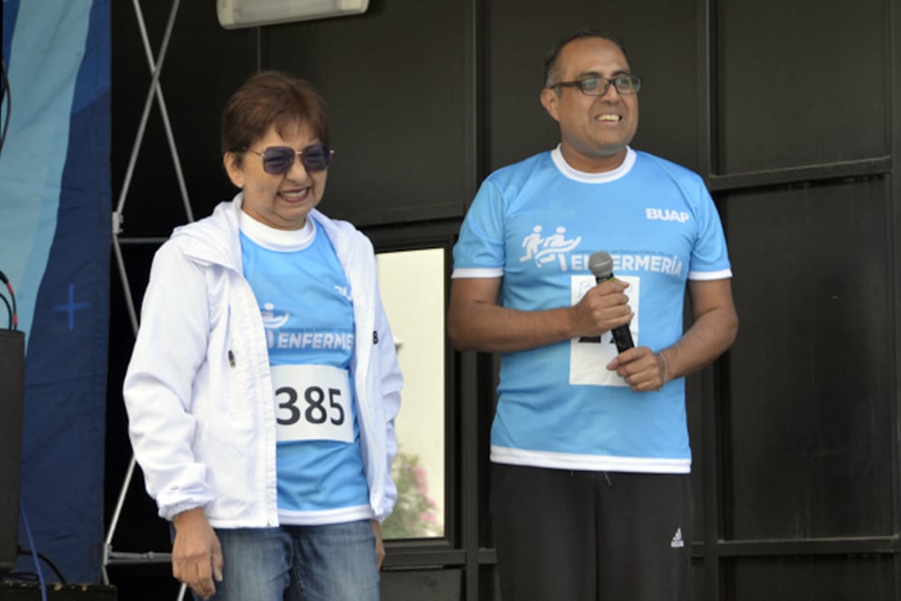Celebra la BUAP carrera por el Día Internacional de la Enfermería | Foto: BUAP.