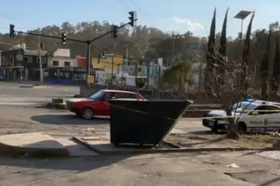 Hallan feto en contenedor de basura en Bosques de San Sebastián