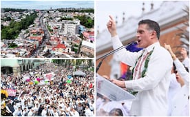 Alfonso Sánchez reúne a 25 mil personas en Tlaxcala