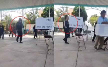 VIDEO l Sujetos armados roban boletas electorales en Tlapanalá; ya hay detenidos