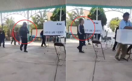 VIDEO l Sujetos armados roban boletas electorales en Tlapanalá; ya hay detenidos