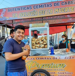 Ciclovía Puebla. Cómete una cemita en el icónico lugar de los accidentes virales