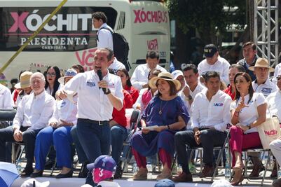 Lalo Rivera y Mario Riestra cierran campaña con Xóchitl Gálvez